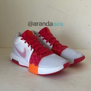 Size 11.5 - Nike LeBron Witness 8 “Dunkin Donuts” Basketball Sneakers FB2239-104